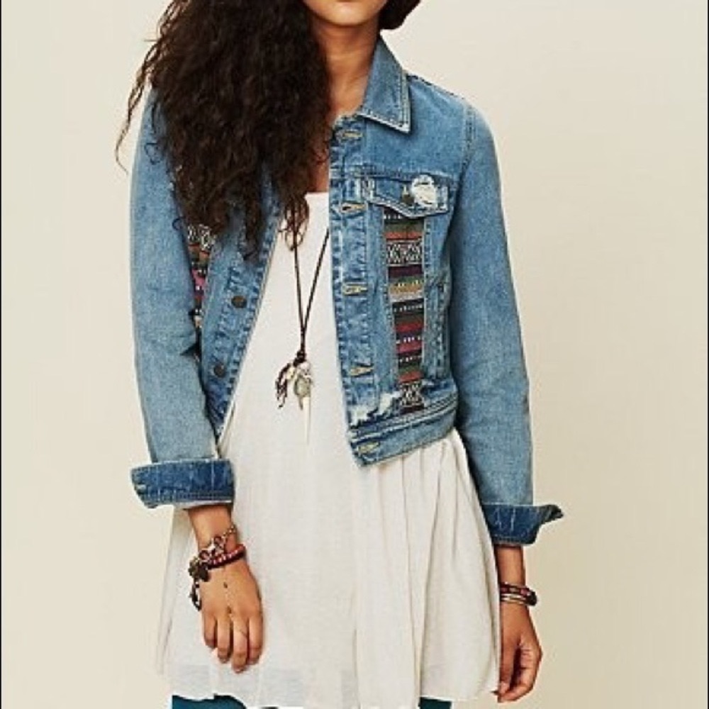 Free People Baja denim jacket